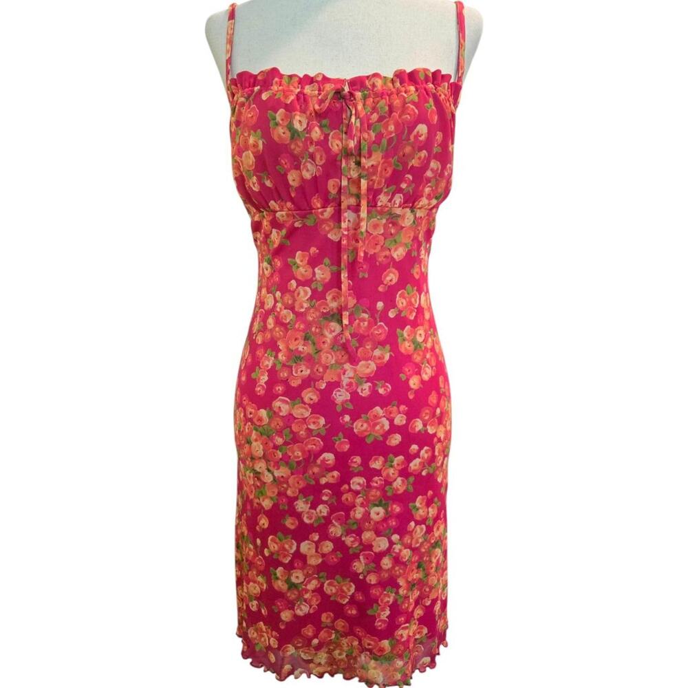 Flirty y2k floral slip
